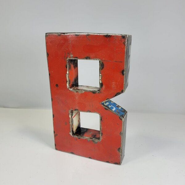 Moogoo Creative Africa Buchstabe "B" aus recycelten Ölfässern | 22 oder 50 cm | verschiedene Farben | Upcycling | handgemacht & fair Moogoo Creative Africa Buchstabe "B" aus recycelten Ölfässern | 22 oder 50 cm | verschiedene Farben | Upcycling | handgemacht & fair von Moogoo Creative Africa