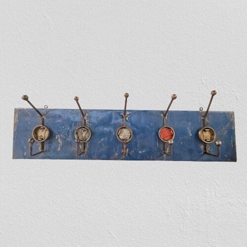 Moogoo Creative Africa Garderobe -5 Haken- recycelte Ölfässer - Post-Oil Upcycling von Moogoo Creative Africa