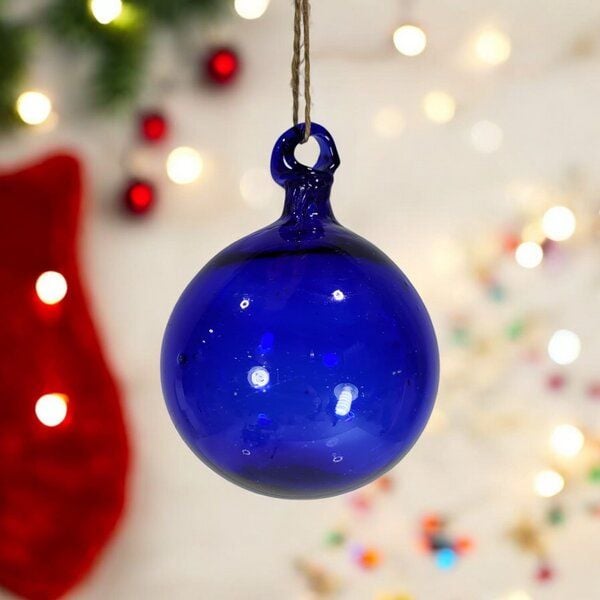 Moogoo Creative Africa Mundgeblasene Weihnachtskugel | Dark Blue | handgemacht in Palästina | Fair Trade for Peace Moogoo Creative Africa Mundgeblasene Weihnachtskugel | Dark Blue | handgemacht in Palästina | Fair Trade for Peace von Moogoo Creative Africa