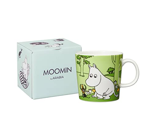 Arabia Tasse mit Mumin-Design, Sammeltasse, 0,3 l, Keramik, Moomin by Arabia, Der Mumintroll, 1065636 von Moomin