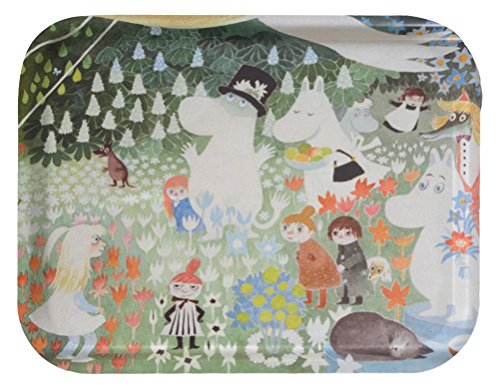 Moomin 101 – 5 Dangerous Journey Tablett Holz, Mehrfarbig, 27 x 20 x 1,5 cm von Moomin