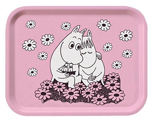 Moomin 101 – 75 Love Tablett Holz, Mehrfarbig, 27 x 20 x 1,5 cm von Moomin