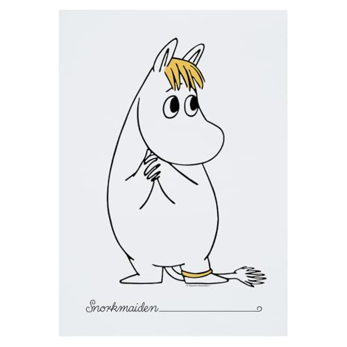 Moomin Poster "Snorkmaiden" mit Händen, A4, Wandkunst Moomin Poster "Snorkmaiden" mit Händen, A4, Wandkunst von Moomin