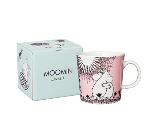 Arabia Tasse mit Mumin-Design, Sammeltasse, 0,3 l, Keramik, Moomin by Arabia, Love, 1065617 von Moomin