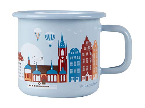 Muurla [A] Enamel mug 3,7dl, Stockholm von Moomin