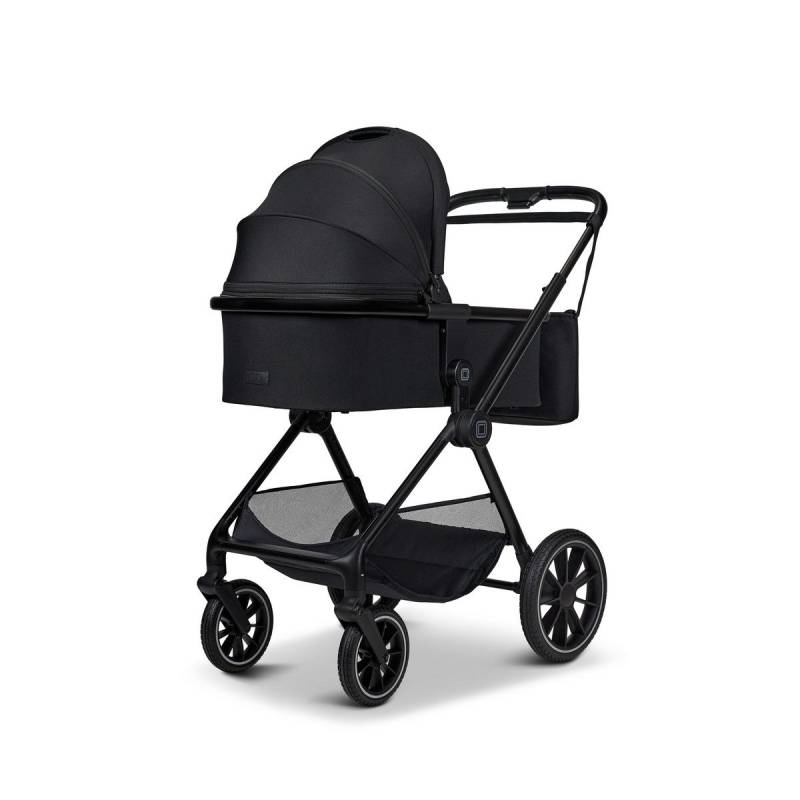 Moon Clicc Kombi Kinderwagen Buggy Kinderwagen Onyx Black 3in1 System B-Ware von Moon