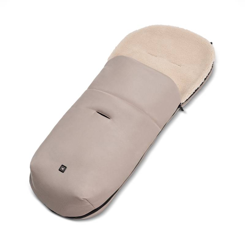 Moon Fußsack Kinderwagen Fußwärmer Winter Sand Premium Innenfutter Teddyfell B-Ware von Moon