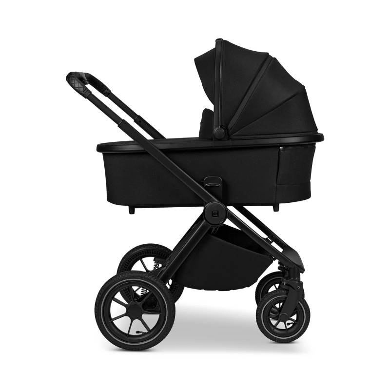 Moon Kombikinderwagen Babywagen Gio+ Edition Onyx Höhenverstellbar Luftreifen B-Ware von Moon