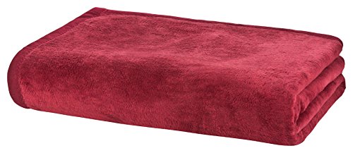 Moon Kuscheldecke Wohndecke Wolldecke 150x200-burgund von Moon