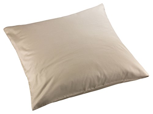 Moon Premium Mako Satin Kissenbezug 40x40 beige von Moon