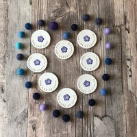 Lehrer Danke/Positive Affirmation Ermutigung Geschenk Affirmationen Vergissmeinnicht Blume Lehrassistent Tags von MoonAndMountainsClay