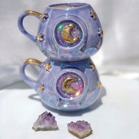 Keramik Mond Gemusterte Handgemachte Tasse Keramik Mond Gemusterte Handgemachte Tasse von MoonDesignCollection