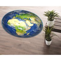 Lebendige Bedruckte Emea-Region Auf Dem Planeten Erde Runder Teppich Bedruckter Waschbarer Kreisteppich Wohnkultur Lebendige Bedruckte Emea-Region Auf Dem Planeten Erde Runder Teppich Bedruckter Waschbarer Kreisteppich Wohnkultur von MoonLightHomesDesign