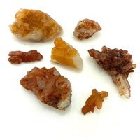Tangerine Quartz Cluster, Natürlicher Quarz, Orangen Quarz von MoonMountainGems