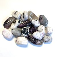 Turmalin, Kunzit Und Lepidolith, Getrommelter Pink Seltene Kombination, P-46 von MoonMountainGems