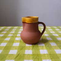 Vintage Terrakotta Vase, Krug von MoonWaterTreasures