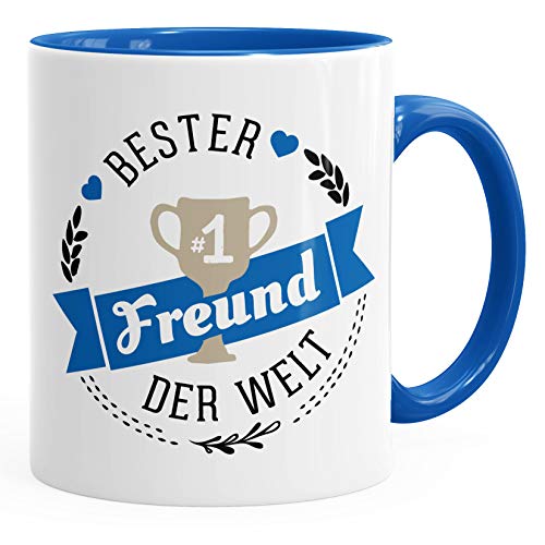 MoonWorks Kaffee-Tasse bester Freund der Welt Geschenk für Freund royal unisize von MoonWorks