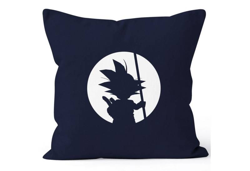 MoonWorks Dekokissen Kissenbezug Son Goku Moon Kissenhülle Dekokissen Baumwolle Moonworks® von MoonWorks