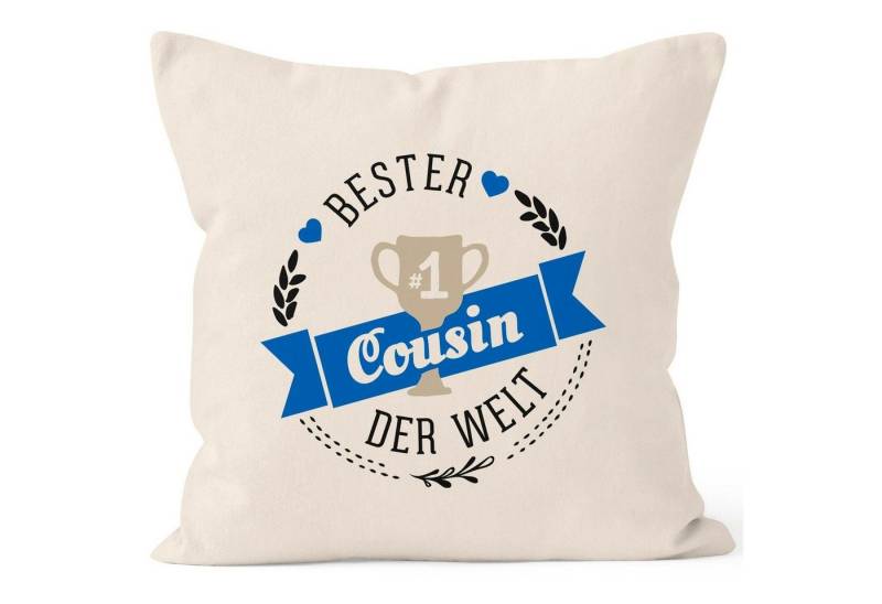 MoonWorks Dekokissen Kissenbezug {bester_t_[object Object]} [object Object] der Welt Geschenk für [object Object] Baumwolle MoonWorks® von MoonWorks