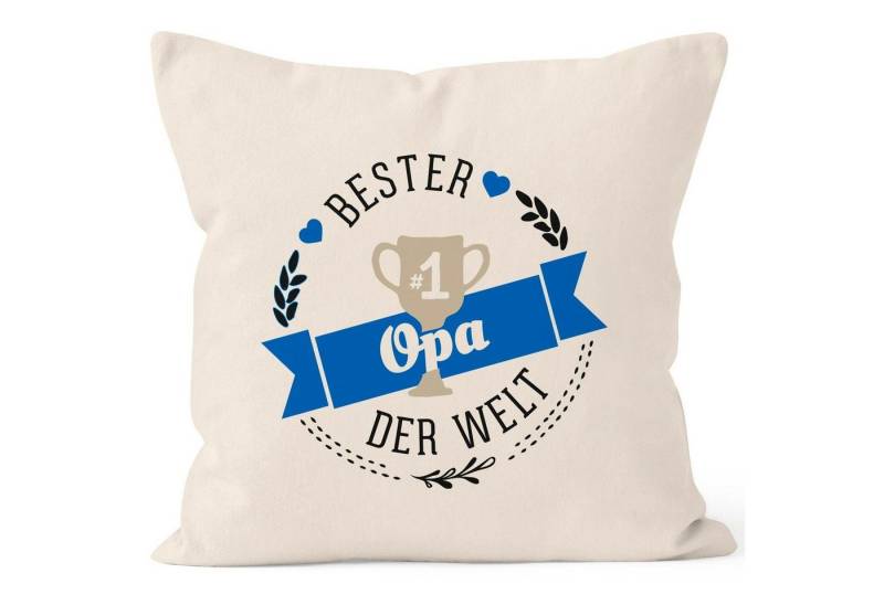 MoonWorks Dekokissen Kissenbezug {bester_t_[object Object]} [object Object] der Welt Geschenk für [object Object] Baumwolle MoonWorks® von MoonWorks