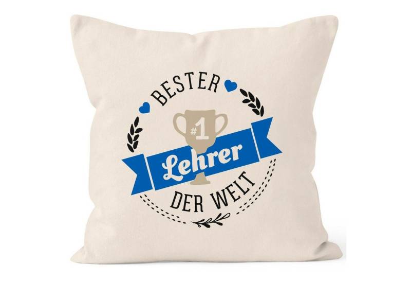MoonWorks Dekokissen Kissenbezug {bester_t_[object Object]} [object Object] der Welt Geschenk für [object Object] Baumwolle MoonWorks® von MoonWorks
