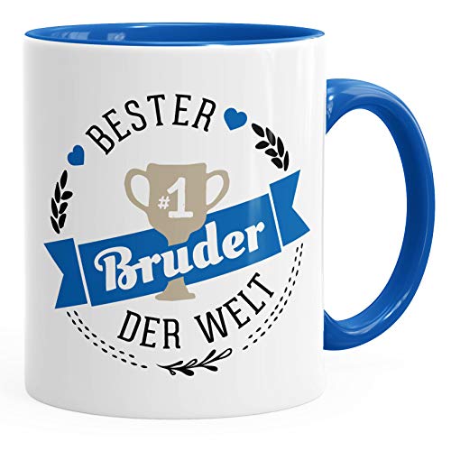 MoonWorks Kaffee-Tasse bester Bruder der Welt Geschenk für Bruder royal unisize von MoonWorks