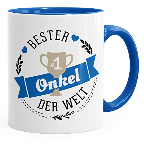 MoonWorks Kaffee-Tasse bester Onkel der Welt Geschenk für Onkel royal unisize von MoonWorks