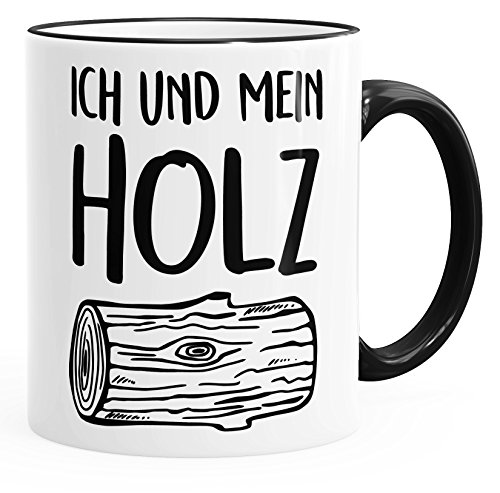 MoonWorks Kaffeetasse mit Spruch Ich und Mein Holz schwarz Unisize MoonWorks Kaffeetasse mit Spruch Ich und Mein Holz schwarz Unisize von MoonWorks