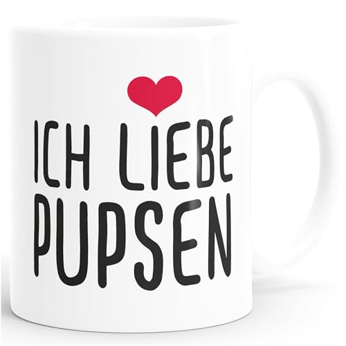 MoonWorks® Ich liebe Pupsen Kaffeetasse Teetasse weiß 325 ml MoonWorks® Ich liebe Pupsen Kaffeetasse Teetasse weiß 325 ml von MoonWorks