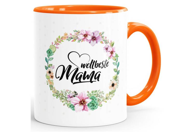 MoonWorks Tasse Geschenk-Tasse Weltbeste Mama Geschenk Mutter Muttertag Tasse Blumen, Keramik MoonWorks Tasse Geschenk-Tasse Weltbeste Mama Geschenk Mutter Muttertag Tasse Blumen, Keramik von MoonWorks