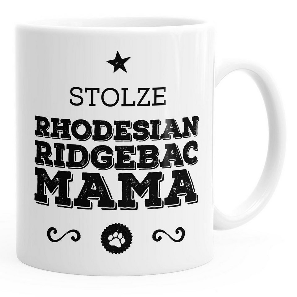 MoonWorks Tasse Kaffee-Tasse Stolze [object Object] Mama [object Object] Besitzerin Hundebesitzerin MoonWorks®, Keramik von MoonWorks