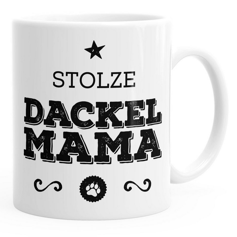 MoonWorks Tasse Kaffee-Tasse Stolze [object Object] Mama [object Object] Besitzerin Hundebesitzerin MoonWorks®, Keramik von MoonWorks