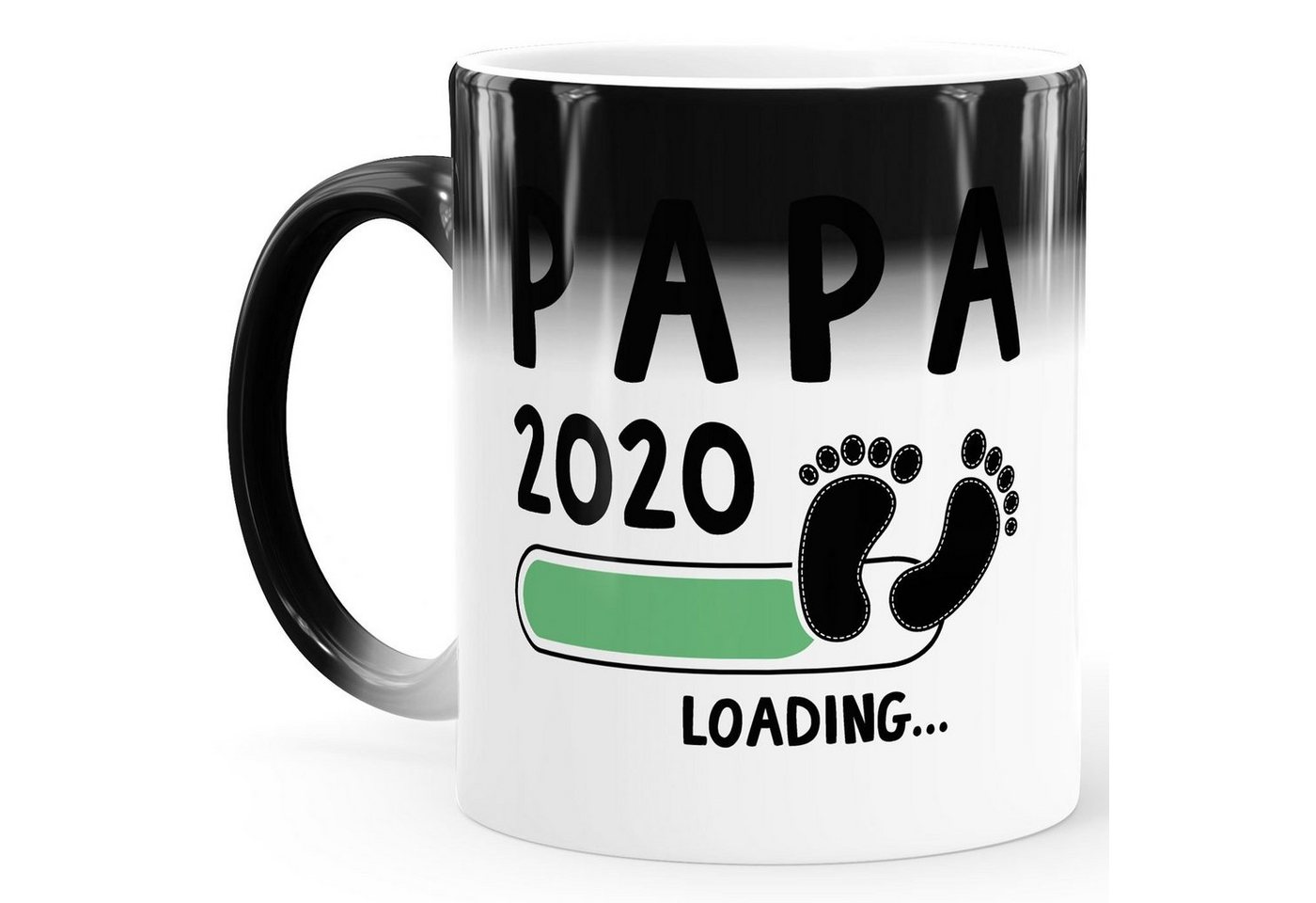 MoonWorks Tasse Kaffee-Tasse [object Object] 2020 loading Thermoeffekt Zaubertasse Geschenk-Tasse für werdend{e_en_t_[object Object]} [object Object] Bekanntgabe Ankündigung Schwangerschaft Geburt Baby MoonWorks®, Keramik von MoonWorks