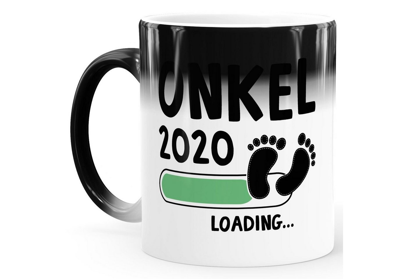 MoonWorks Tasse Kaffee-Tasse [object Object] 2020 loading Thermoeffekt Zaubertasse Geschenk-Tasse für werdend{e_en_t_[object Object]} [object Object] Bekanntgabe Ankündigung Schwangerschaft Geburt Baby MoonWorks®, Keramik von MoonWorks