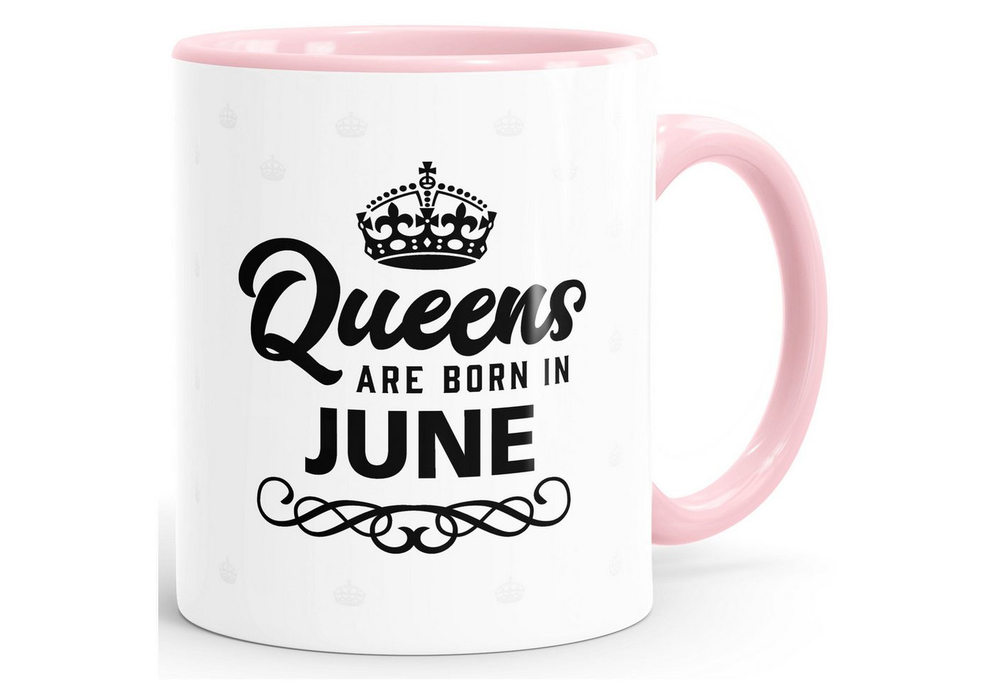MoonWorks Tasse Queens are born in June Geburtstags Spruch Kaffee-Tasse MoonWorks®, Keramik von MoonWorks