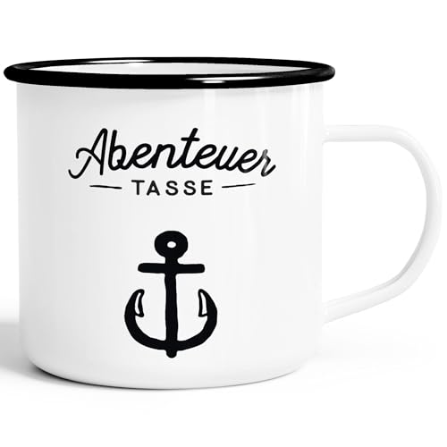 Moonworks Emaille Tasse Becher Spruch Explore the world Anker Motiv Camping Trekking Kaffeetasse weiß-schwarz Emailletasse Moonworks Emaille Tasse Becher Spruch Explore the world Anker Motiv Camping Trekking Kaffeetasse weiß-schwarz Emailletasse von MoonWorks