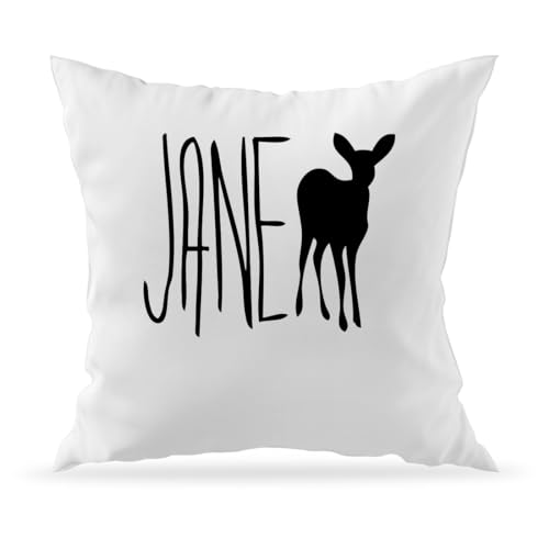 Moonai Life is Strange for A Goat Dekorativer Sofakissenbezug und Füllung 40x40 von Moonai