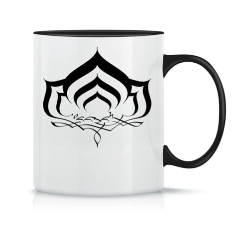 Moonai Warframe Lotus Black Logo Symbol Klassische Keramik Kaffeetasse Weiß Schwarz Rosa Magisch 330ml Moonai Warframe Lotus Black Logo Symbol Klassische Keramik Kaffeetasse Weiß Schwarz Rosa Magisch 330ml von Moonai