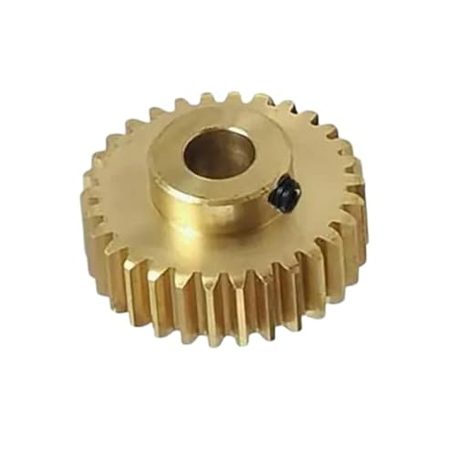 2 Stück 0,5 Module 16/17/18/19 Zähne konvexes Stufengetriebe aus Kupfer für 3D-Drucker-Encoder-Miniatur, Bohrungsdurchm.3mm von Moonbaby