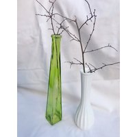 Reserviert - Antike Dekovasen Set | 2 Antike Vase Vintage Haushaltswaren Retro Homewares Inneneinrichtung Blumenvase von MoondanceMercantile