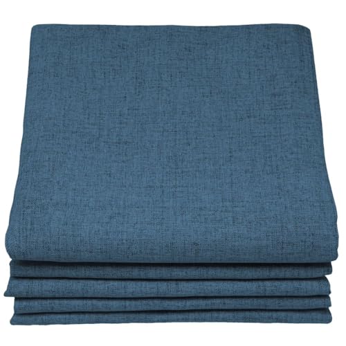 MOONDREAM LumenControl™ Verdunkelungsvorhang | Licht+Sonnenschutz | 100% Lichtschutz | EU Herstellung | Faltenband | Blau MC56 | 130B x 260H cm von Moondream