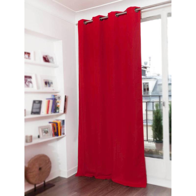 Moondream Lärmschutzvorhang mit Wärmeschutz Rot 260 cm x 145 cm von Moondream