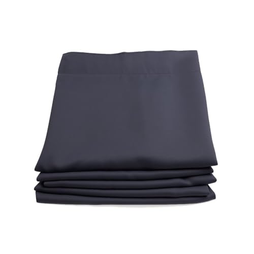 Moondream ThermActiv® Thermovorhang Winter+Sommer 2in1 | Kälte+Hitzeschutz | Verdunkelung | Patentierte Technologie | EU Herstellung | Faltenband | Grau MC713 | 140B x 300H cm von Moondream