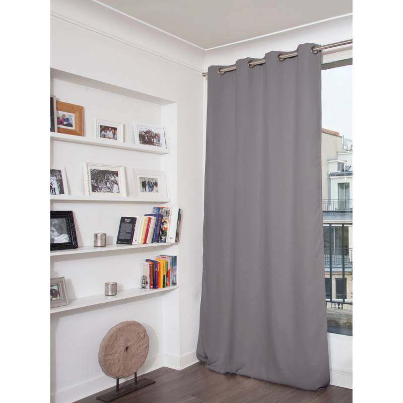 Moondream Verdunkelungsvorhang Grau 260 cm x 145 cm von Moondream
