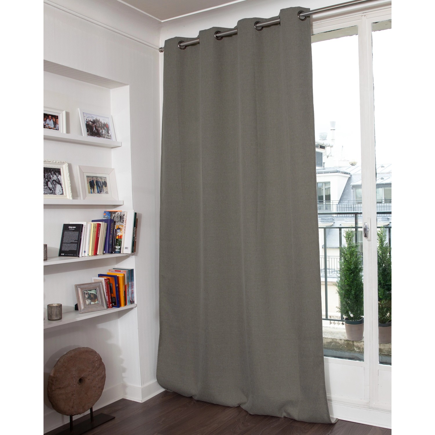 Moondream Verdunklungsvorhang Taupe 130 cm x 260 cm von Moondream