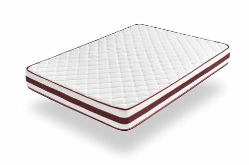 Moonia | First Class Edition Matratze | Totale Anti-Stress-Ausruhung | Viskosoft-Material für Wolkeneffekt | Duo-System-Technologie | Hohe Haltbarkeit | 140X200 von Moonia