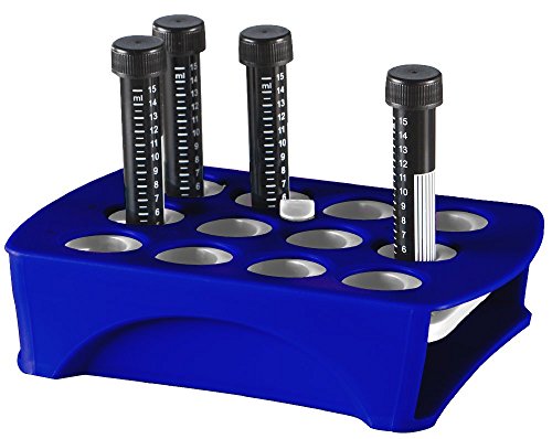 Moonlab-4-0004 Rack für Zentrifugenröhrchen, PP, 12 Plätze, 15/50 mL, Blau von neoLab