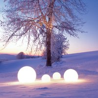 Moonlight Vollkugel MBG mit Eingrabsockel Ø: 25 cm, weiß Moonlight Vollkugel MBG mit Eingrabsockel Ø: 25 cm, weiß von Moonlight