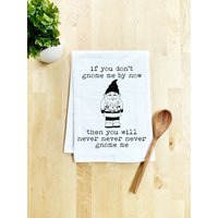 Mehlsack Geschirrtuch, Lustiges Küchendekor Housewarming Jahrestagsgeschenk, Weiß Oder Grau von MoonlightMakers