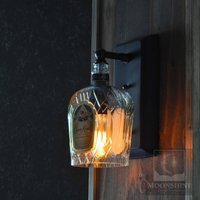 Crown Royal Whisky Flasche Wandleuchte Mit Edison Birne Im Vintage Stil - Modernes Rustikales Dekor Bauernhaus Licht Bar Beleuchtung Crown Royal Whisky Flasche Wandleuchte Mit Edison Birne Im Vintage Stil - Modernes Rustikales Dekor Bauernhaus Licht Bar Beleuchtung von MoonshineLamp